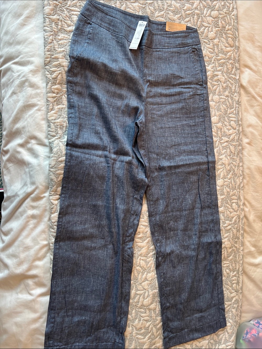 Chico's Dark Indigo Wide-Leg Jeans